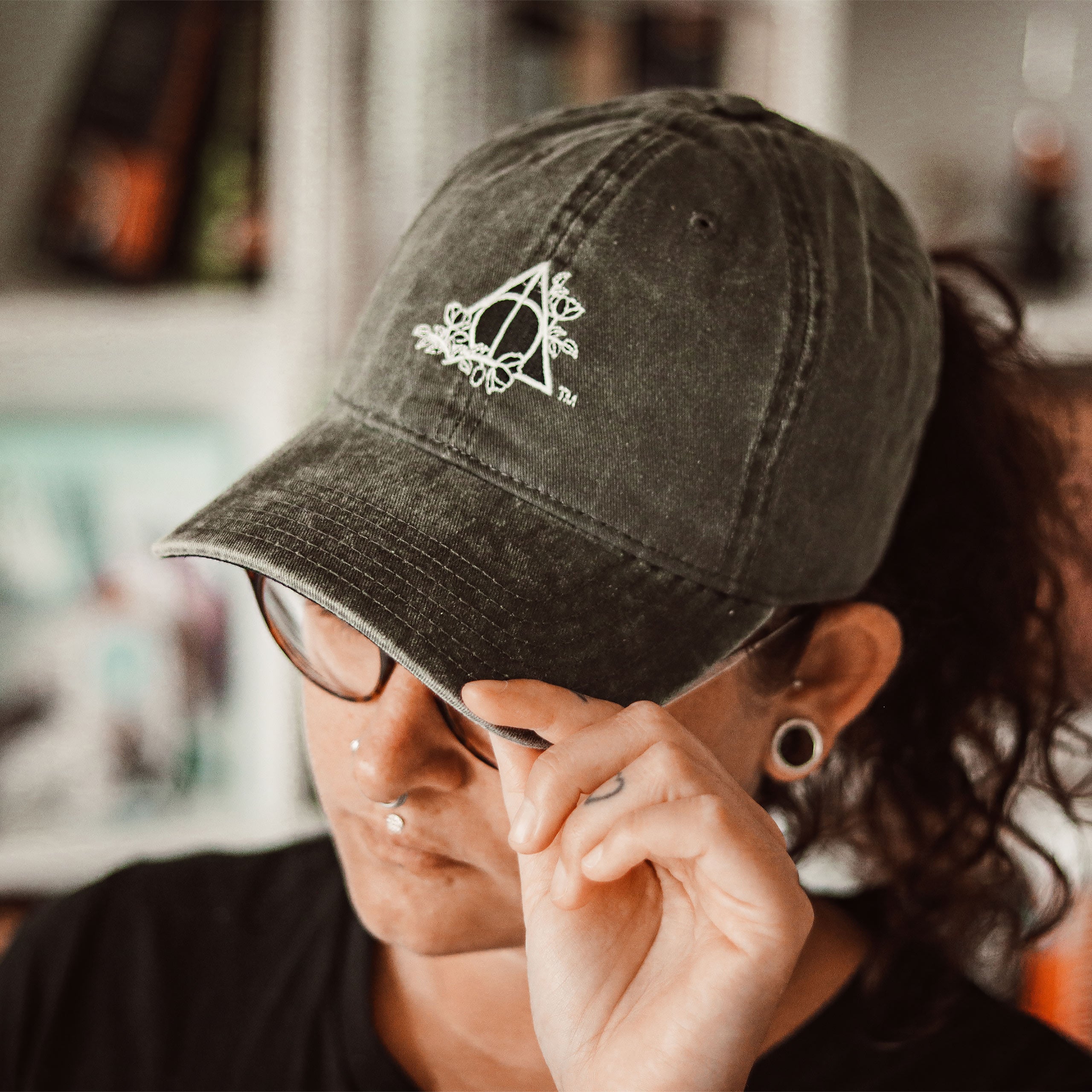 Produktbild Harry Potter - Dödsrelikerna Basecap grå