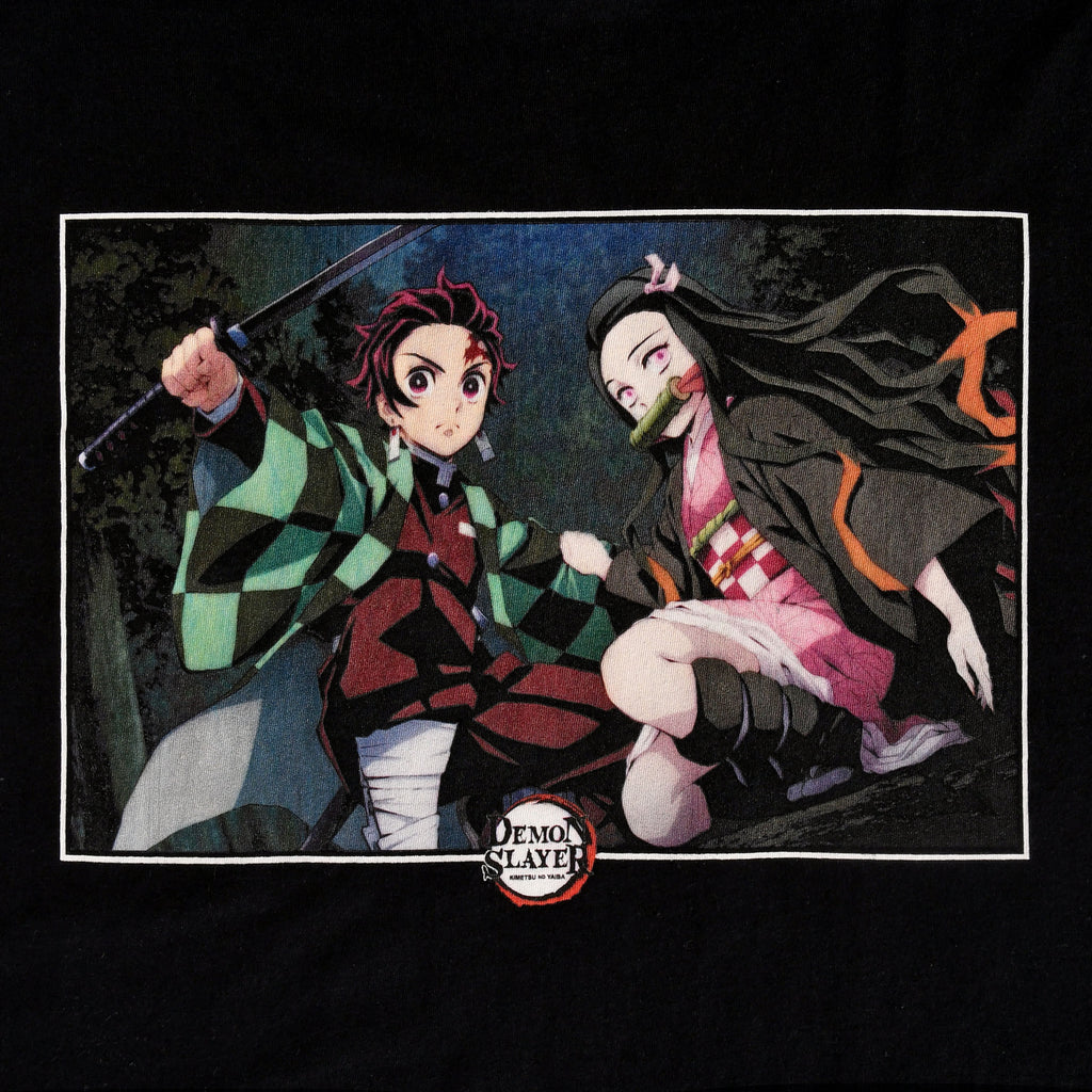 Produktbild Demon Slayer - Nezuko och Tanjiro Kamado T-shirt svart