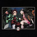 Produktbild Demon Slayer - Nezuko och Tanjiro Kamado T-shirt svart