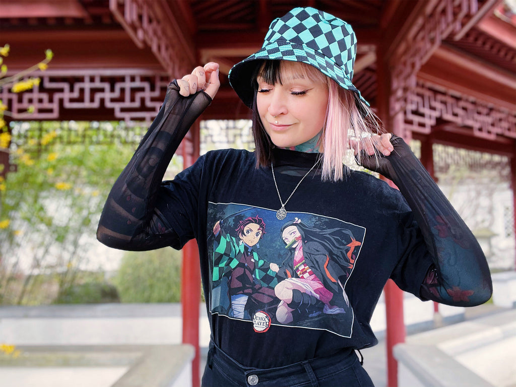 Produktbild Demon Slayer - Nezuko och Tanjiro Kamado T-shirt svart