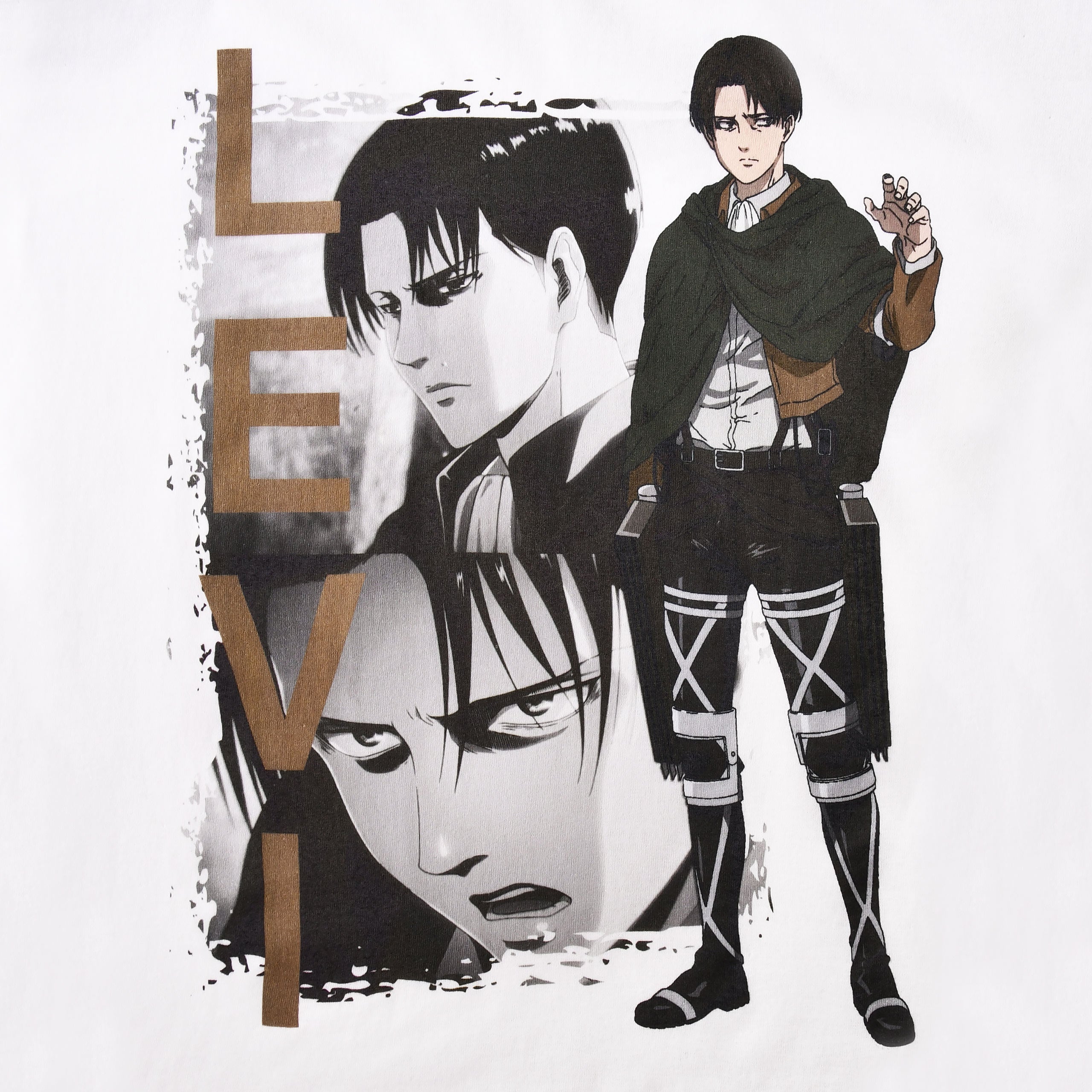 Produktbild Attack on Titan - Levi Ackerman T-shirt vit