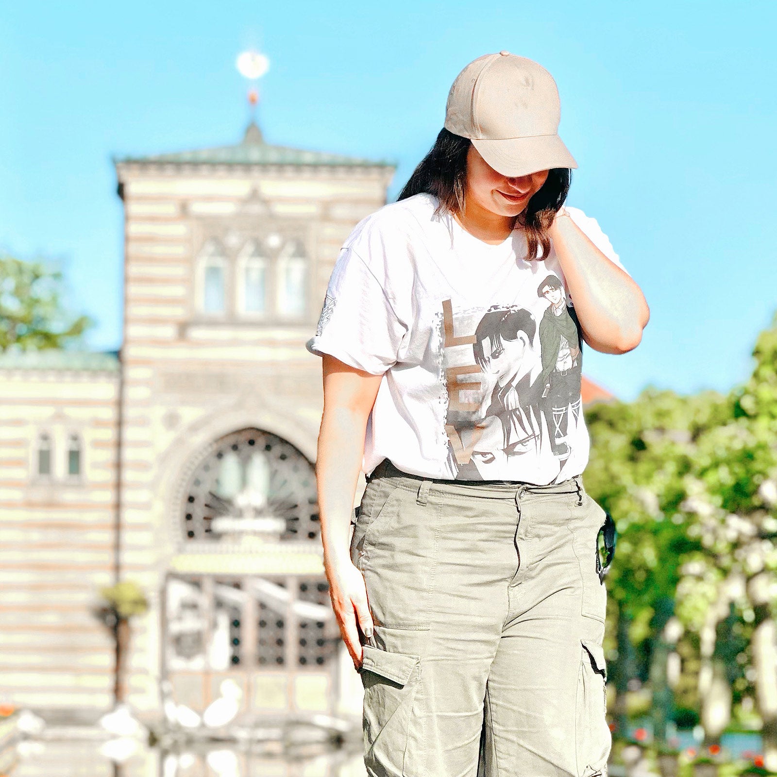 Produktbild Attack on Titan - Levi Ackerman T-shirt vit