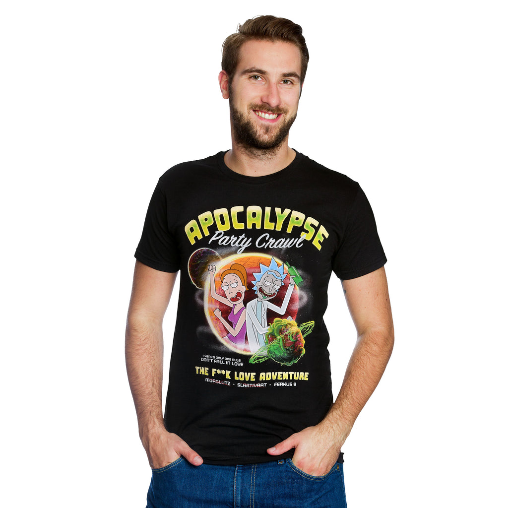 Produktbild Rick and Morty - Apocalypse Party T-Shirt svart