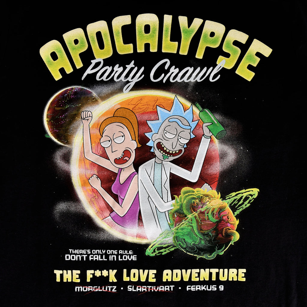 Produktbild Rick and Morty - Apocalypse Party T-Shirt svart