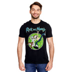 Produktbild Rick and Morty - Portal Circle T-shirt svart