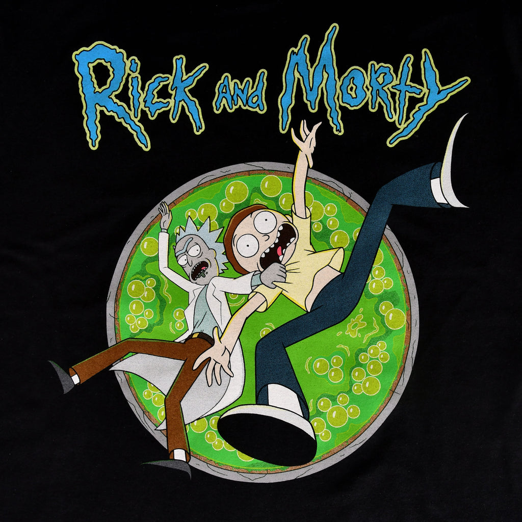 Produktbild Rick and Morty - Portal Circle T-shirt svart