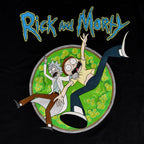 Produktbild Rick and Morty - Portal Circle T-shirt svart