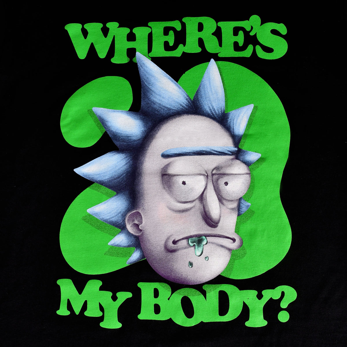 Produktbild Rick and Morty - Var är min kropp? Svart T-shirt