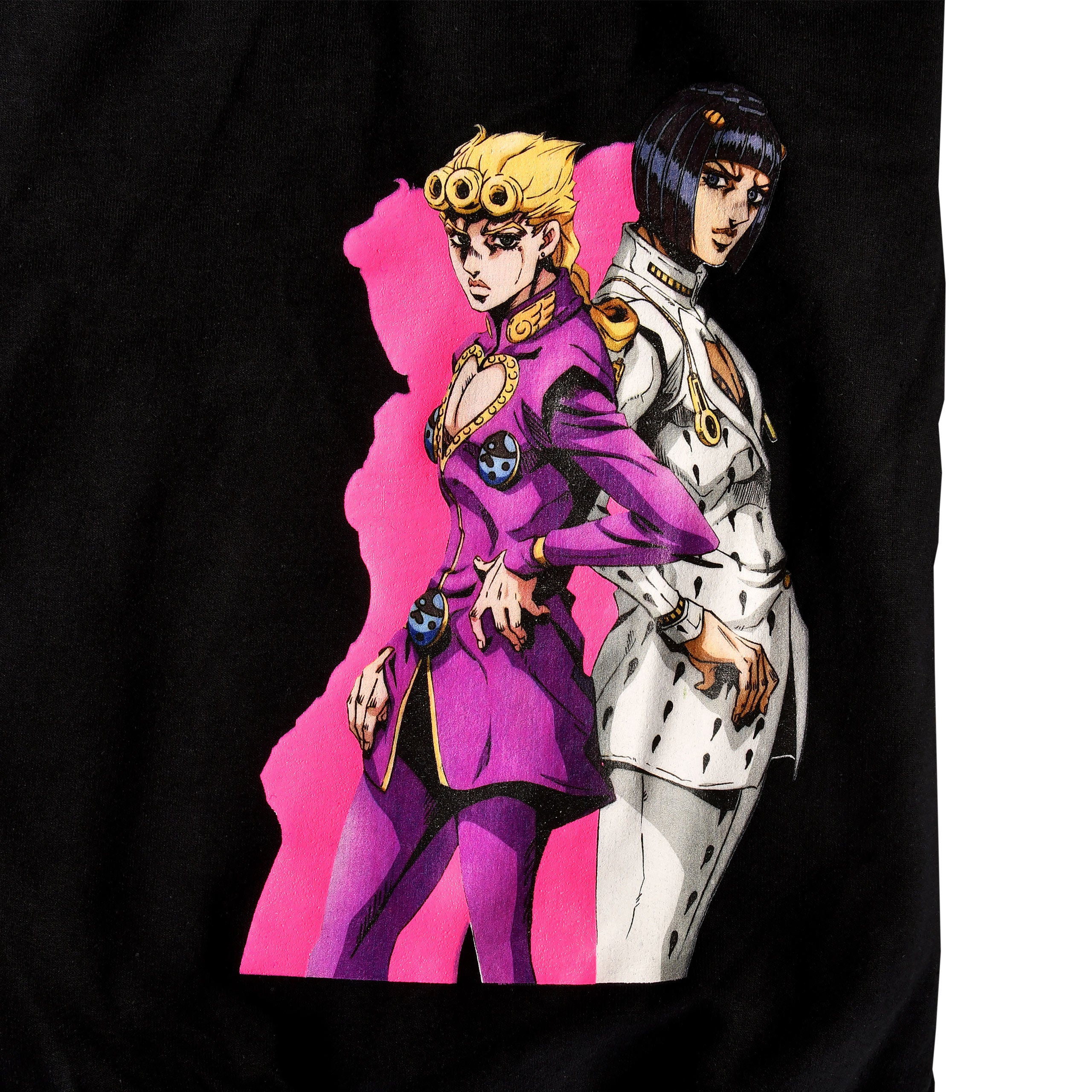Produktbild JoJo's Bizarre Adventure - Giorno och Bruno Hoodie svart