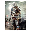 Produktbild Mando Fight Fototapet - Star Wars The Mandalorian
