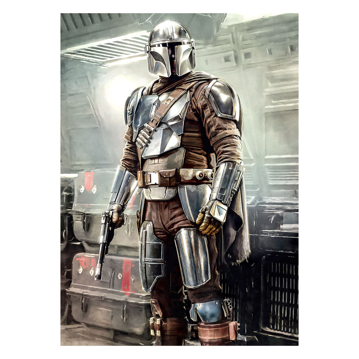 Produktbild Mando Fight Fototapet - Star Wars The Mandalorian