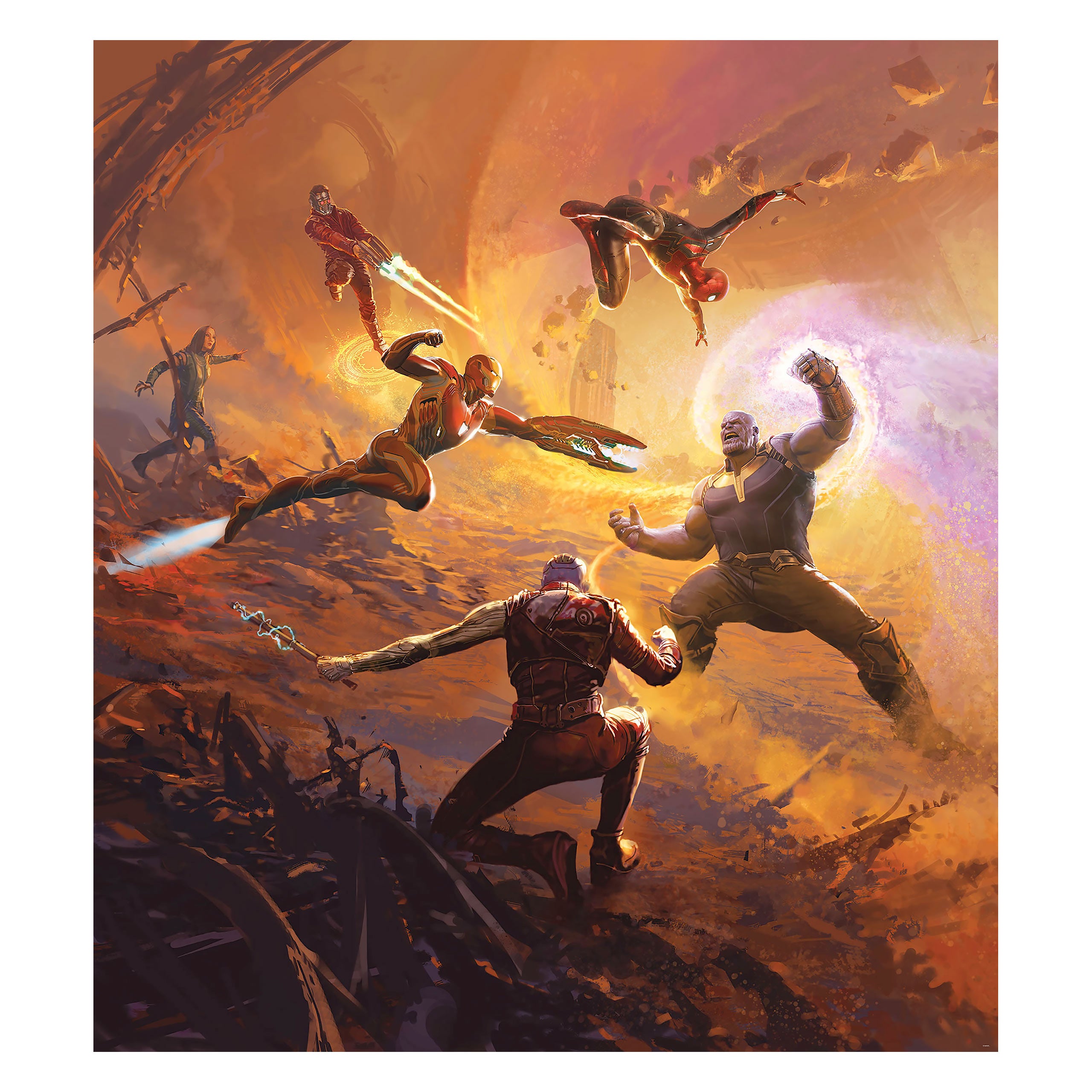 Produktbild Avengers - Battle Fototapet