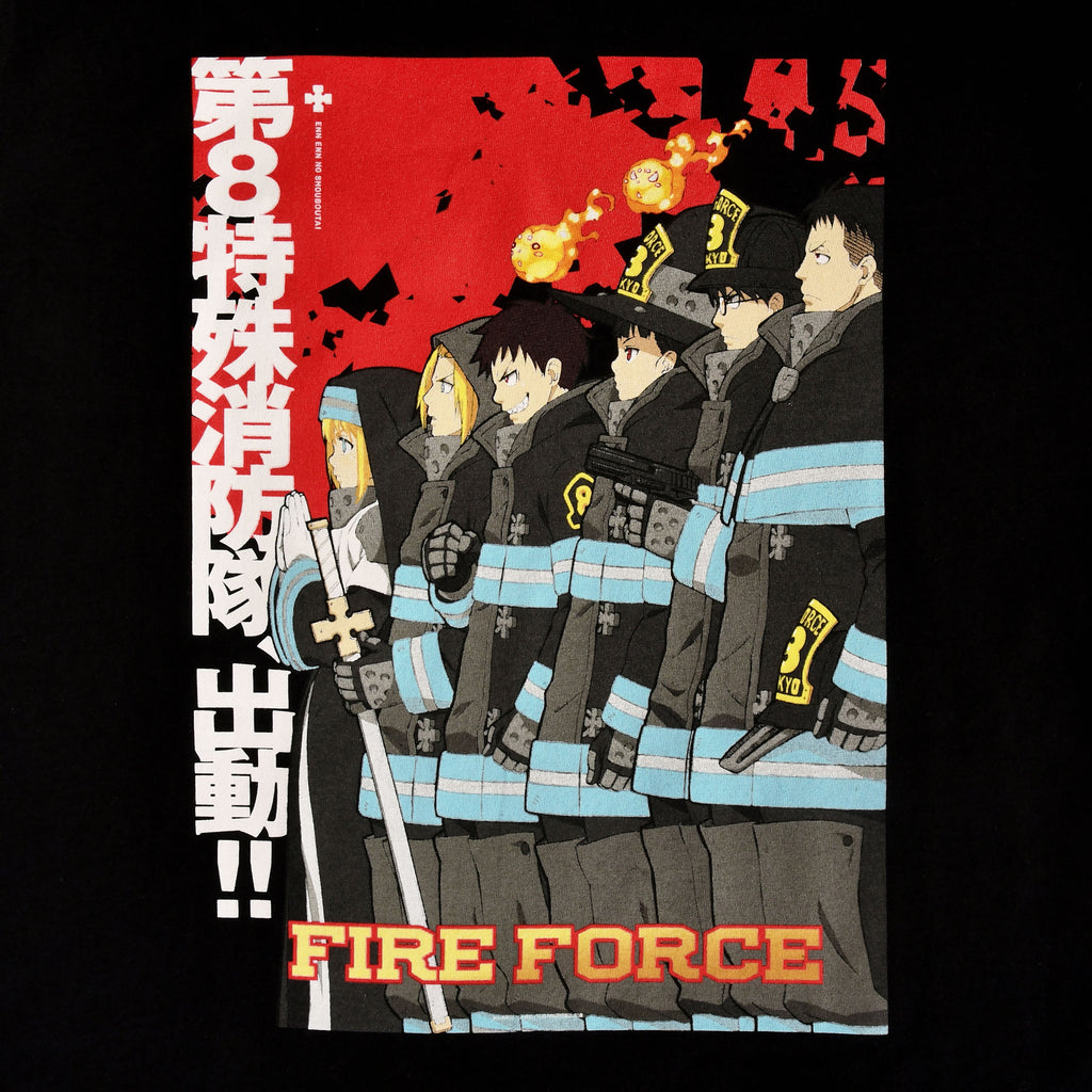 Produktbild Fire Force - Poster T-shirt svart