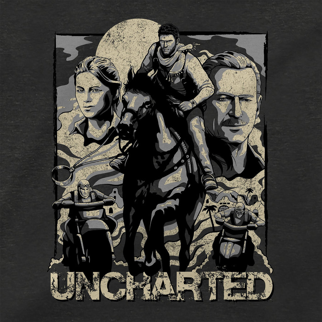 Produktbild Uncharted - Cover Page T-shirt grå