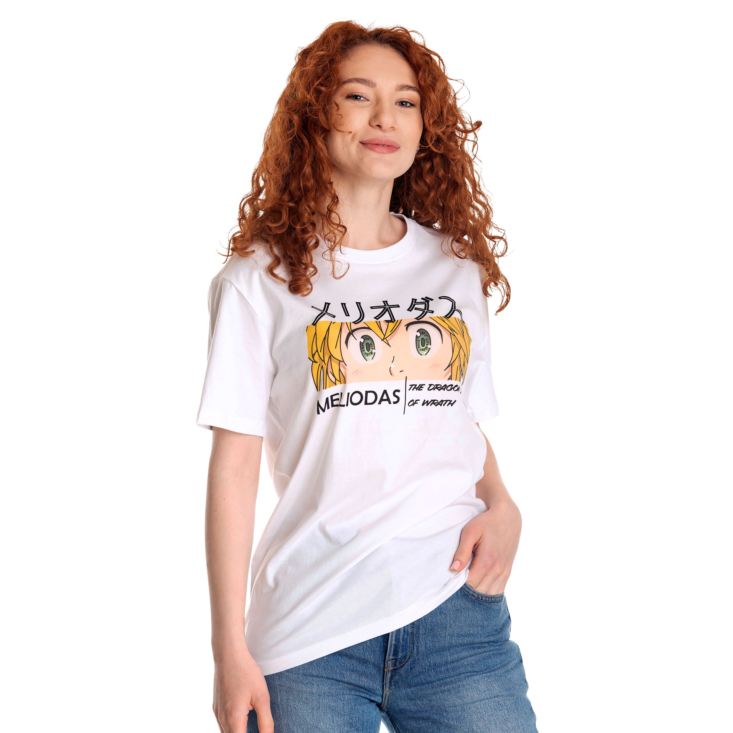 Produktbild Seven Deadly Sins - Meliodas T-shirt dam vit