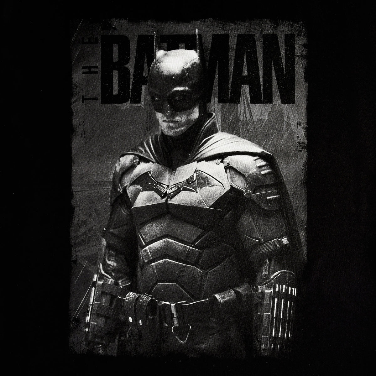 Product image The Batman - Monochrome Poster T-Shirt Black