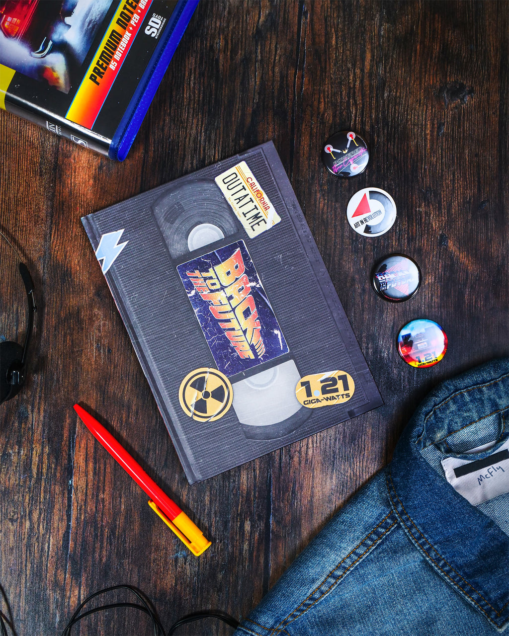 Produktbild Tillbaka till framtiden - VHS-kassett skrivset, 6 delar