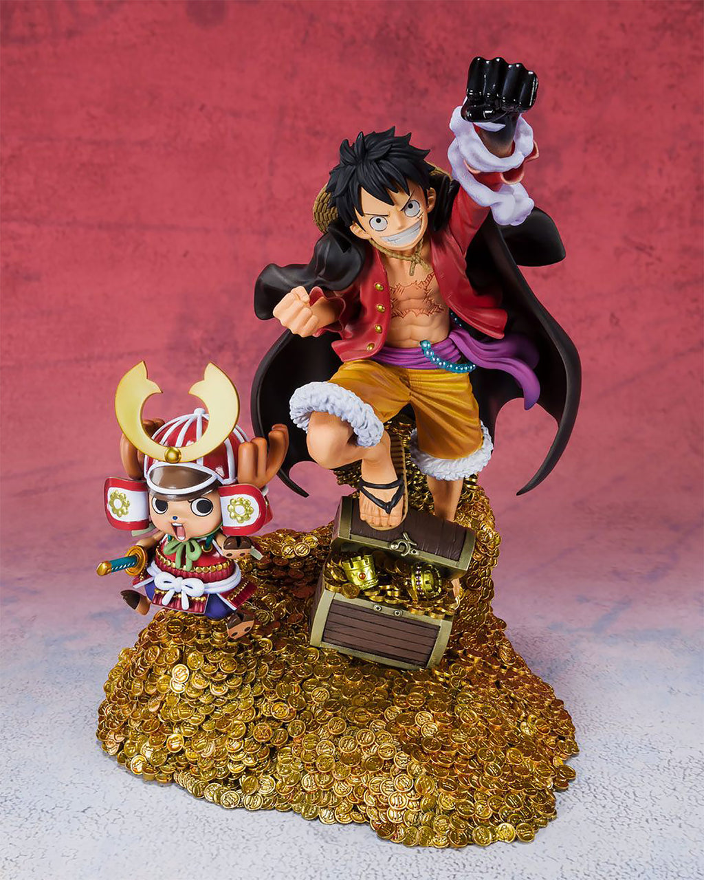 Produktbild One Piece - Luffy med Chopper Figur