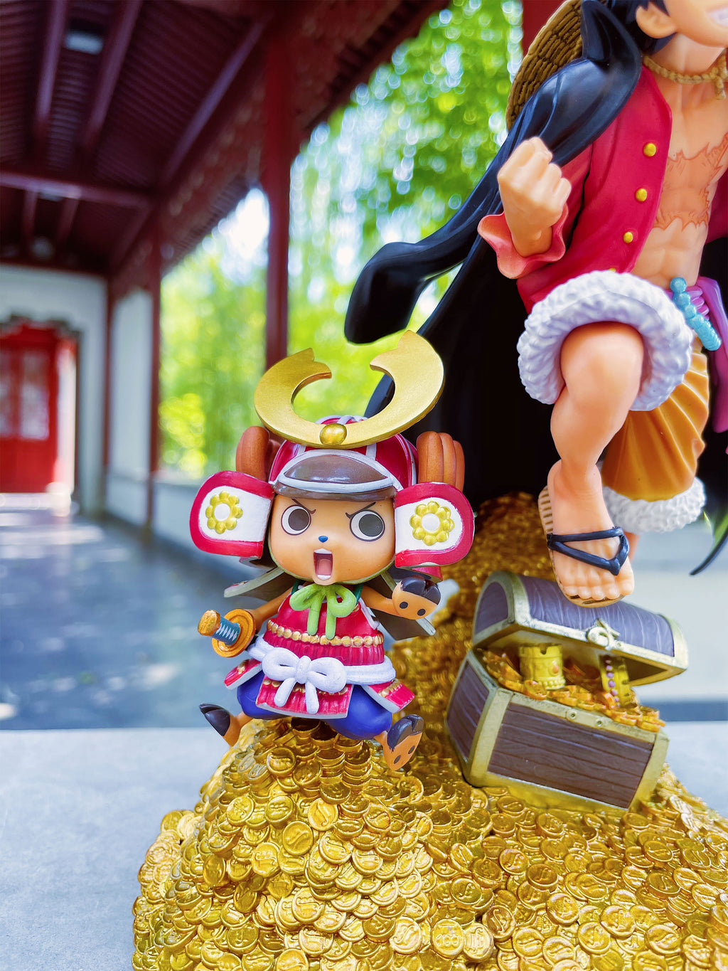 Produktbild One Piece - Luffy med Chopper Figur