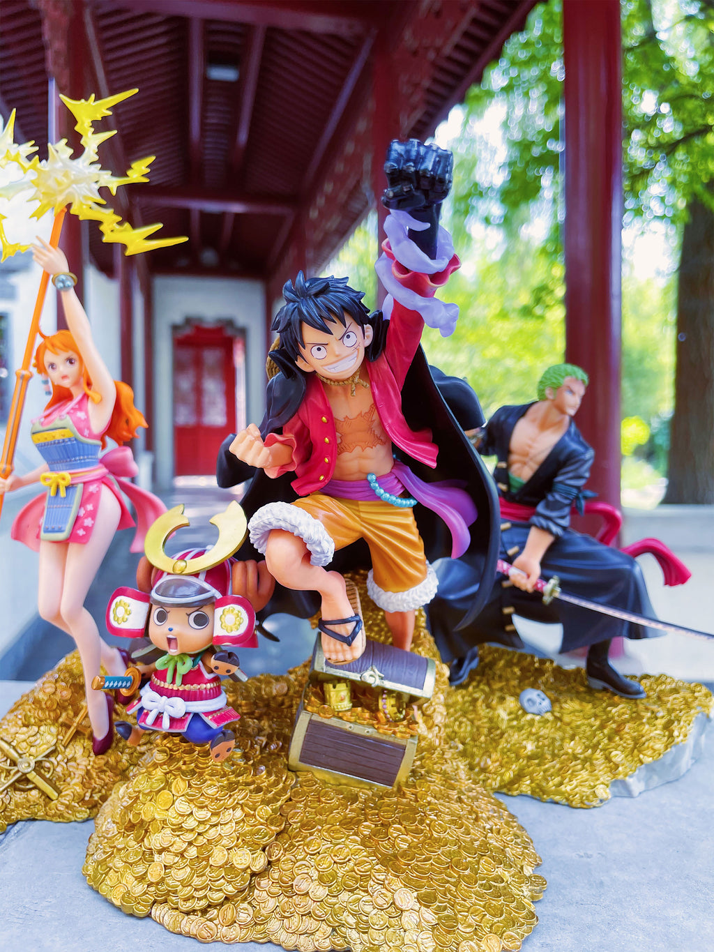 Produktbild One Piece - Luffy med Chopper Figur