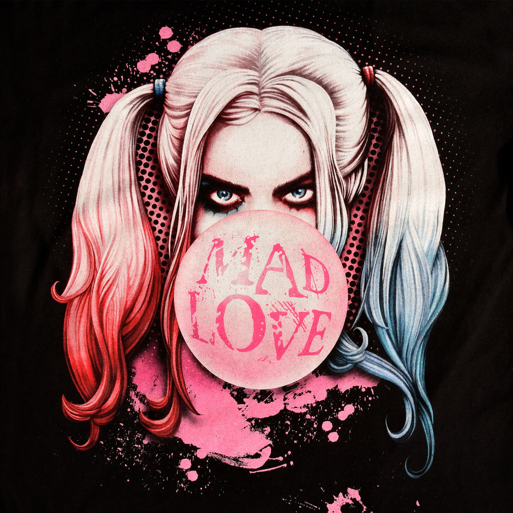 Produktbild Harley Quinn - Mad Love T-shirt svart