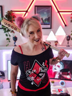 Produktbild Harley Quinn - Live Fast Die Clown 2i1 T-shirt Dam