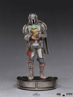Produktbild Mando med Grogu BDS Art Scale Deluxe Statuett - Star Wars The Mandalorian