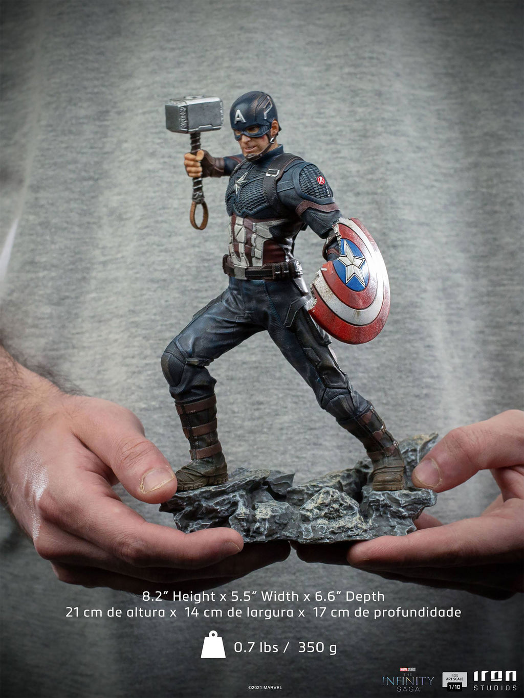 Produktbild Captain America BDS Art Scale Deluxe Staty