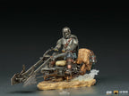 Product image Mando with Speeder BDS Art Scale Deluxe Statue - Star Wars The Mandalorian