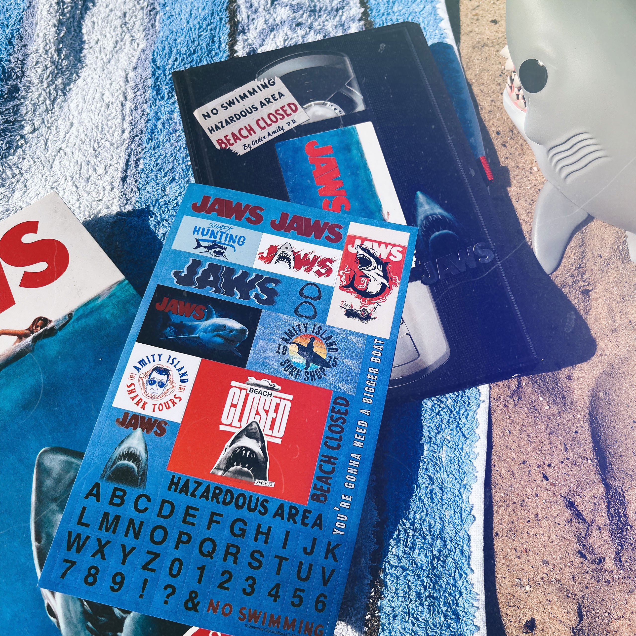 Product image Jaws - Beach Closed VHS Premium Notebook A5