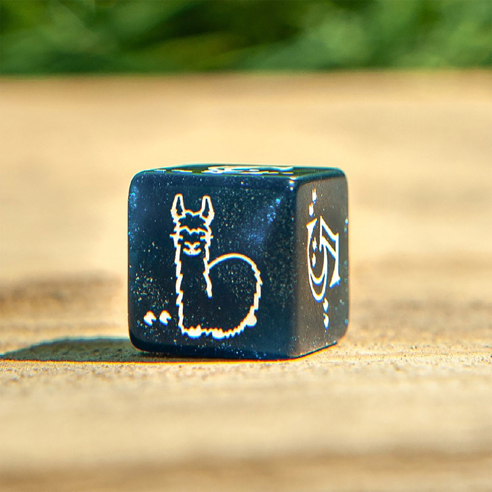 Produktbild Glitter Llama RPG Tärningsset, 7 delar