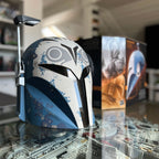 Produktbild Bo-Katan Premium Hjälm Replika Re-Armored med ljuseffekter - Star Wars The Mandalorian