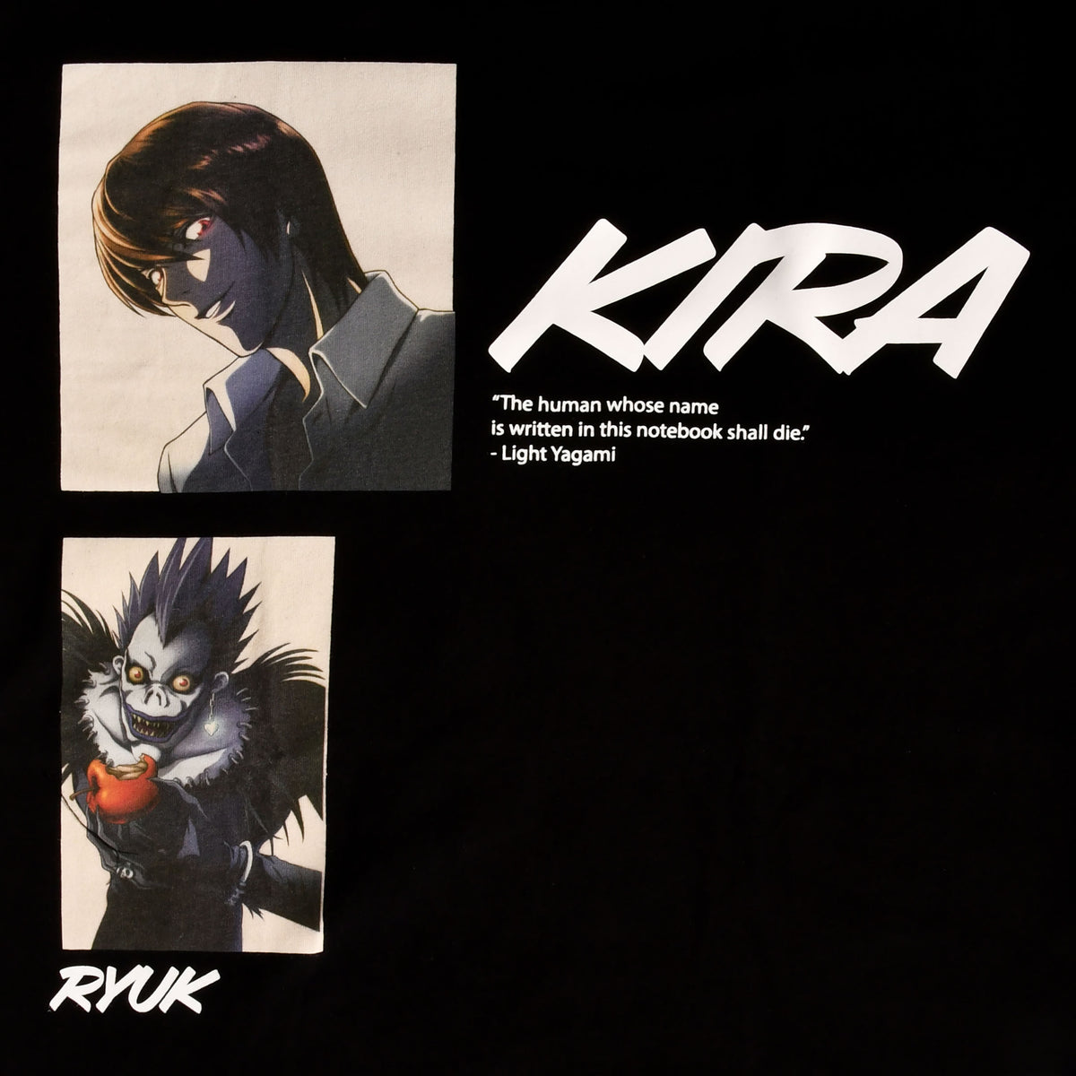 Produktbild Death Note - Kira T-shirt svart