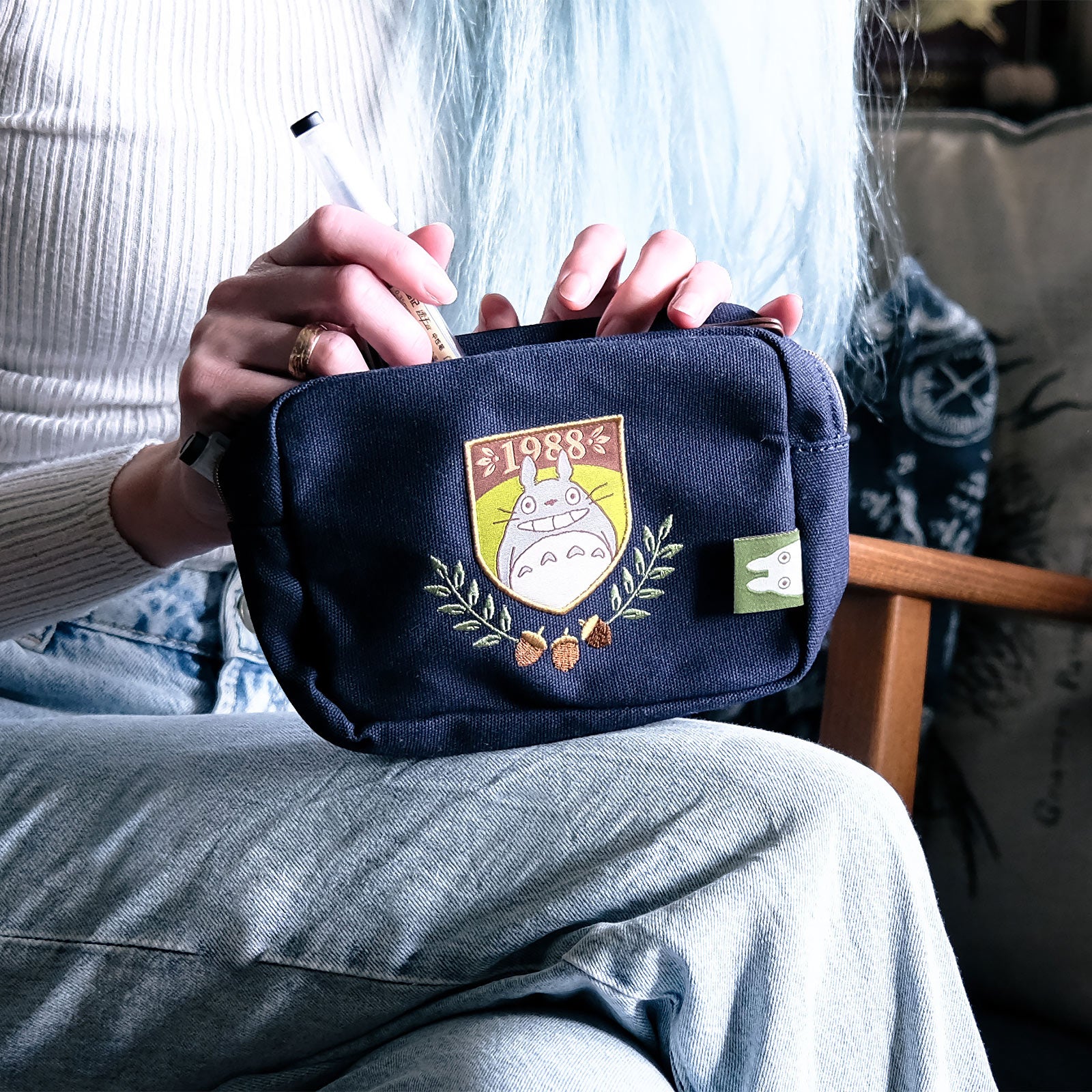 Produktbild Totoro necessär blå