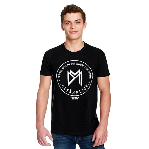 Produktbild Svart T-shirt Tyska Magiministeriet - Fantastiska Vidunder