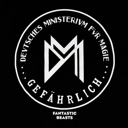 Produktbild Svart T-shirt Tyska Magiministeriet - Fantastiska Vidunder