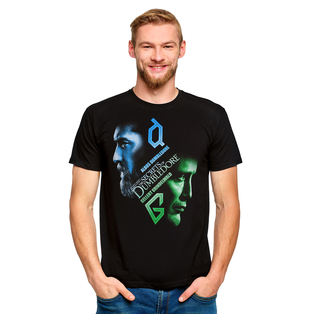 Produktbild Dumbledore & Grindelwald T-shirt svart - Fantastiska Vidunder