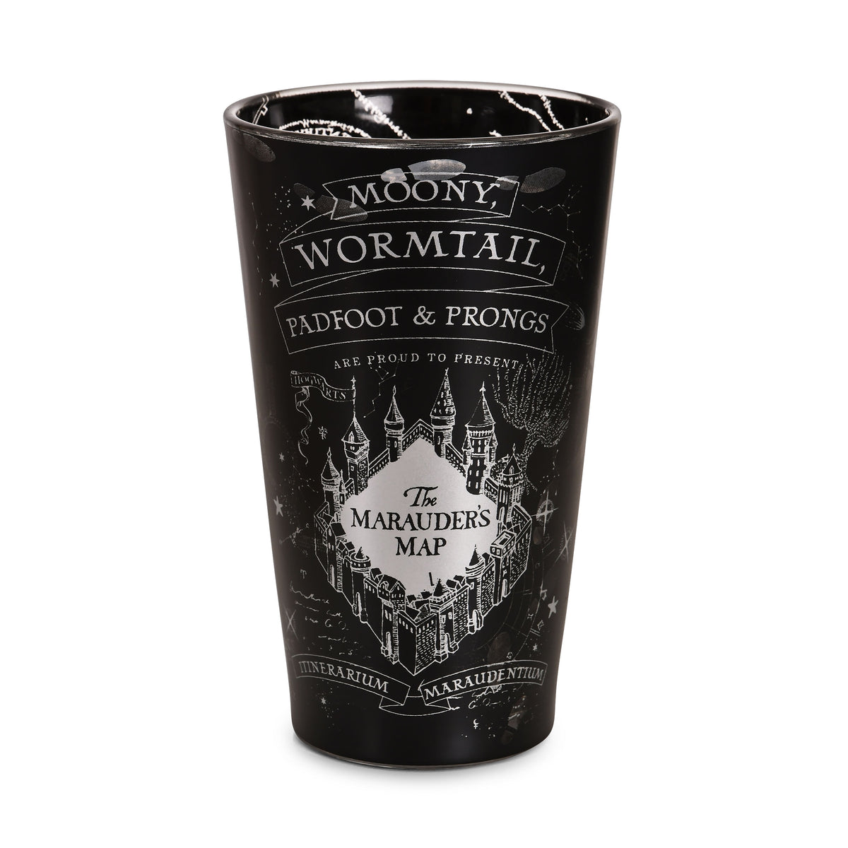 Produktbild Harry Potter - Svart glas med Marodörkartan