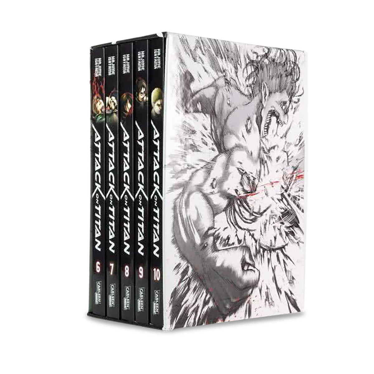 Produktbild Attack on Titan - Samlarbox Volym 6-10
