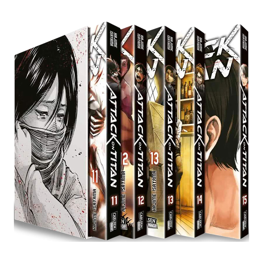 Produktbild Attack on Titan - Samlarbox Volym 11-15