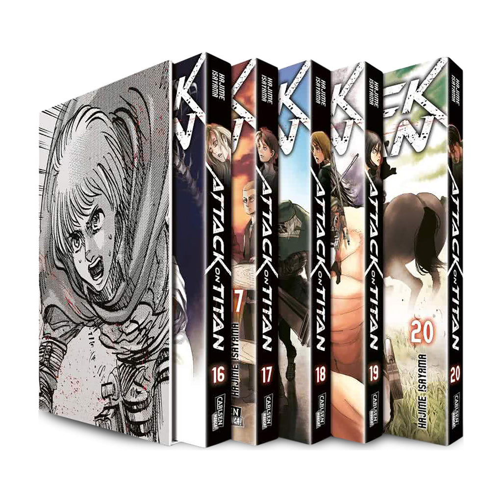 Produktbild Attack on Titan - Samlarbox Volym 16-20