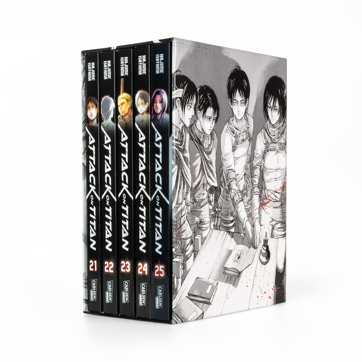 Produktbild Attack on Titan - Samlarbox volym 21-25