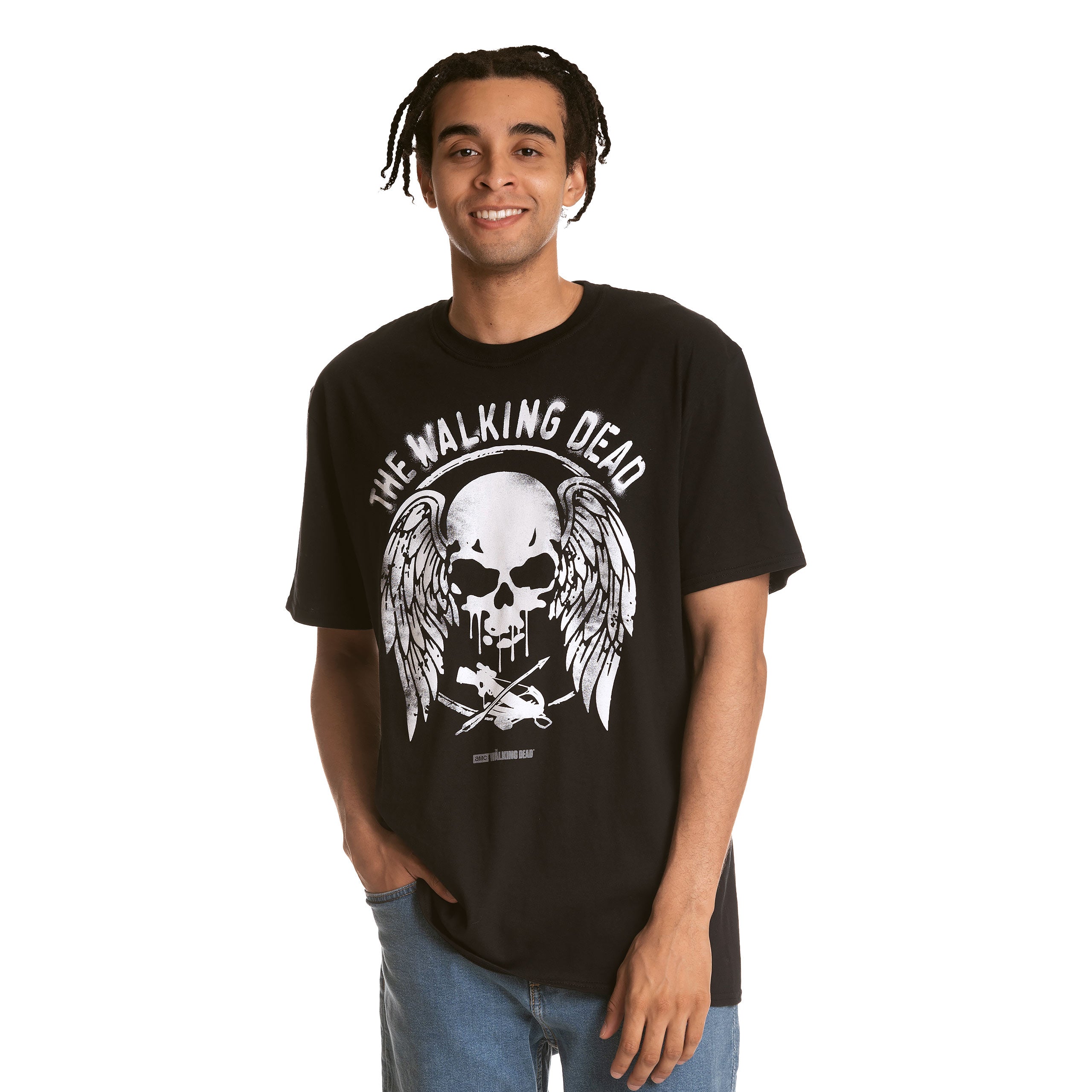 Produktbild Walking Dead - Wings and Skull T-shirt svart