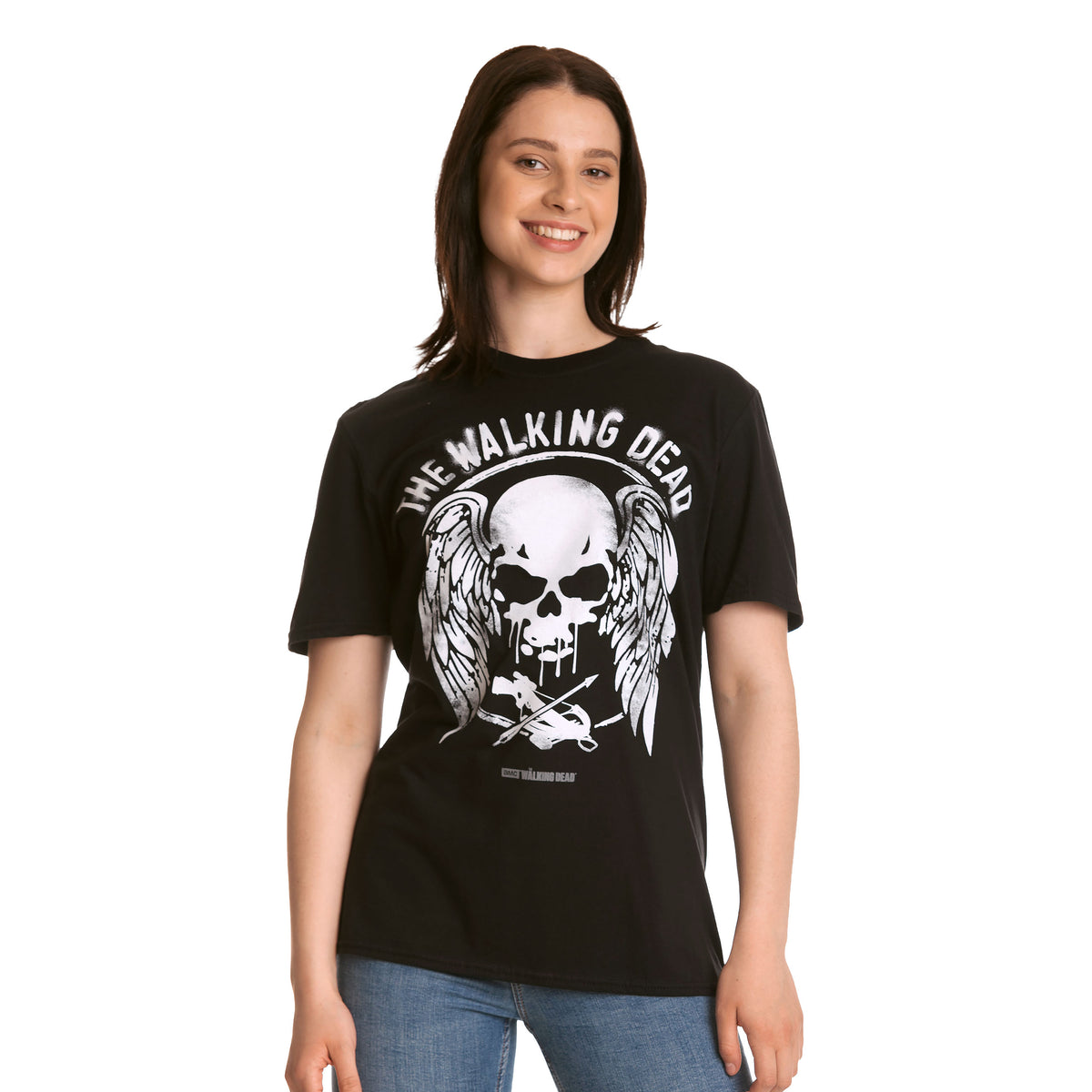 Produktbild Walking Dead - Wings and Skull T-shirt svart
