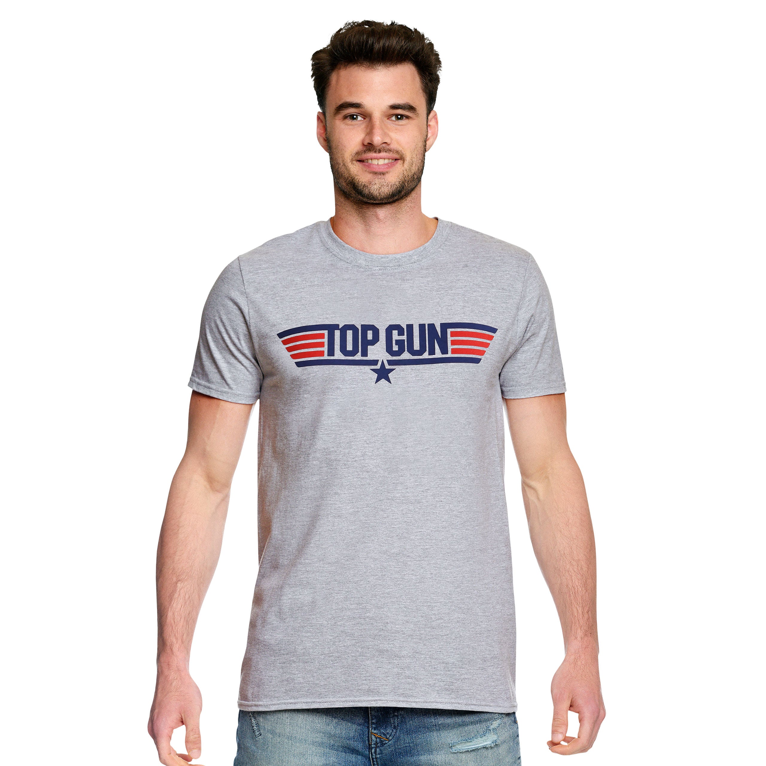 Produktbild Top Gun - Logo T-shirt grå