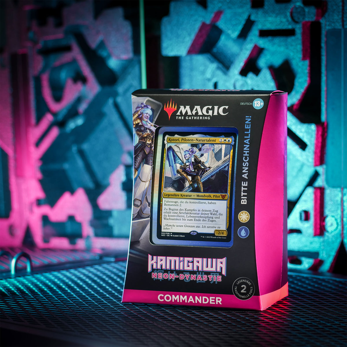 Produktbild Magic The Gathering - Kamigawa Neon-Dynasti Commander Deck Spänn Fast Säkerhetsbältet!
