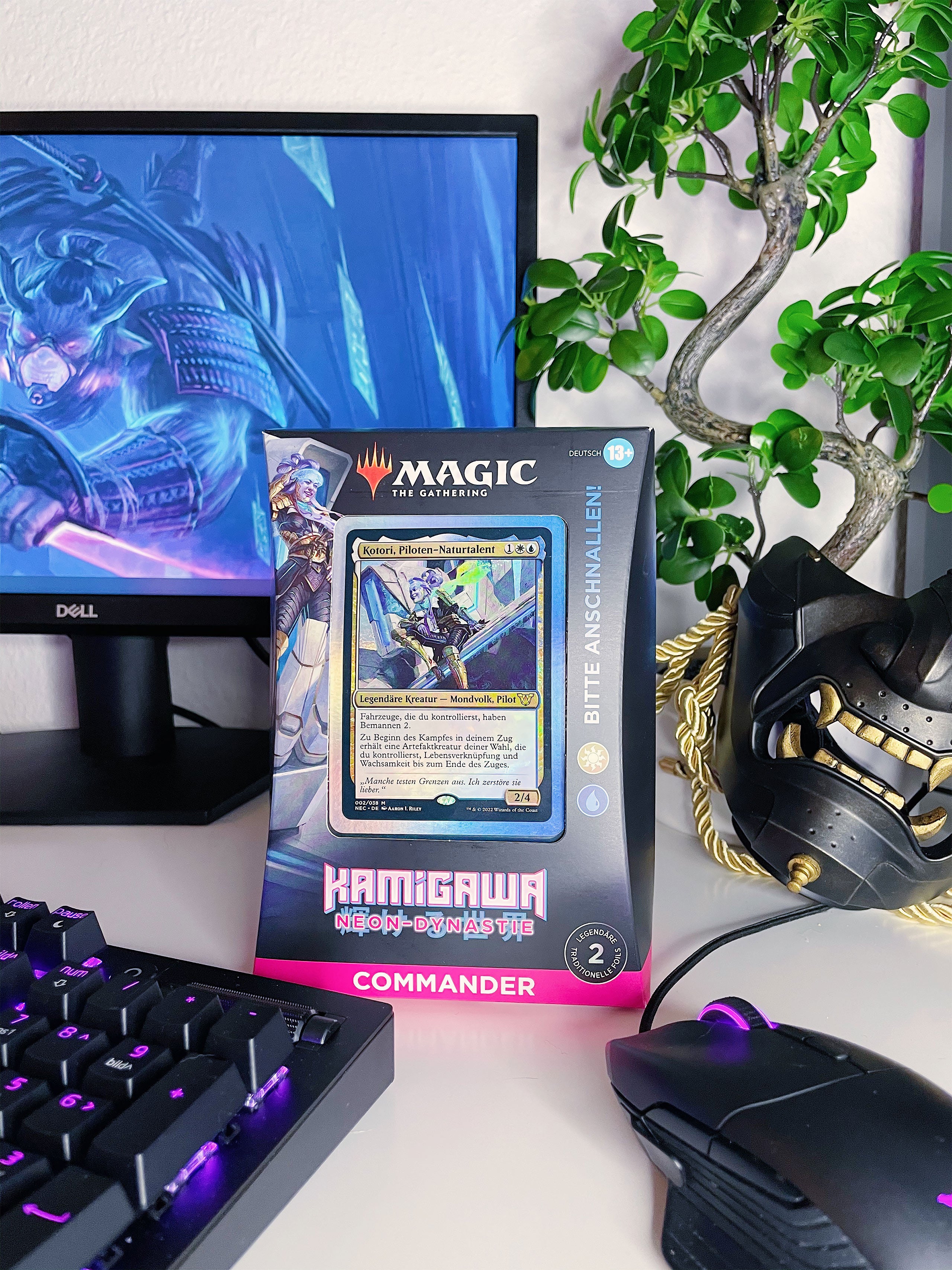 Produktbild Magic The Gathering - Kamigawa Neon-Dynasti Commander Deck Spänn Fast Säkerhetsbältet!