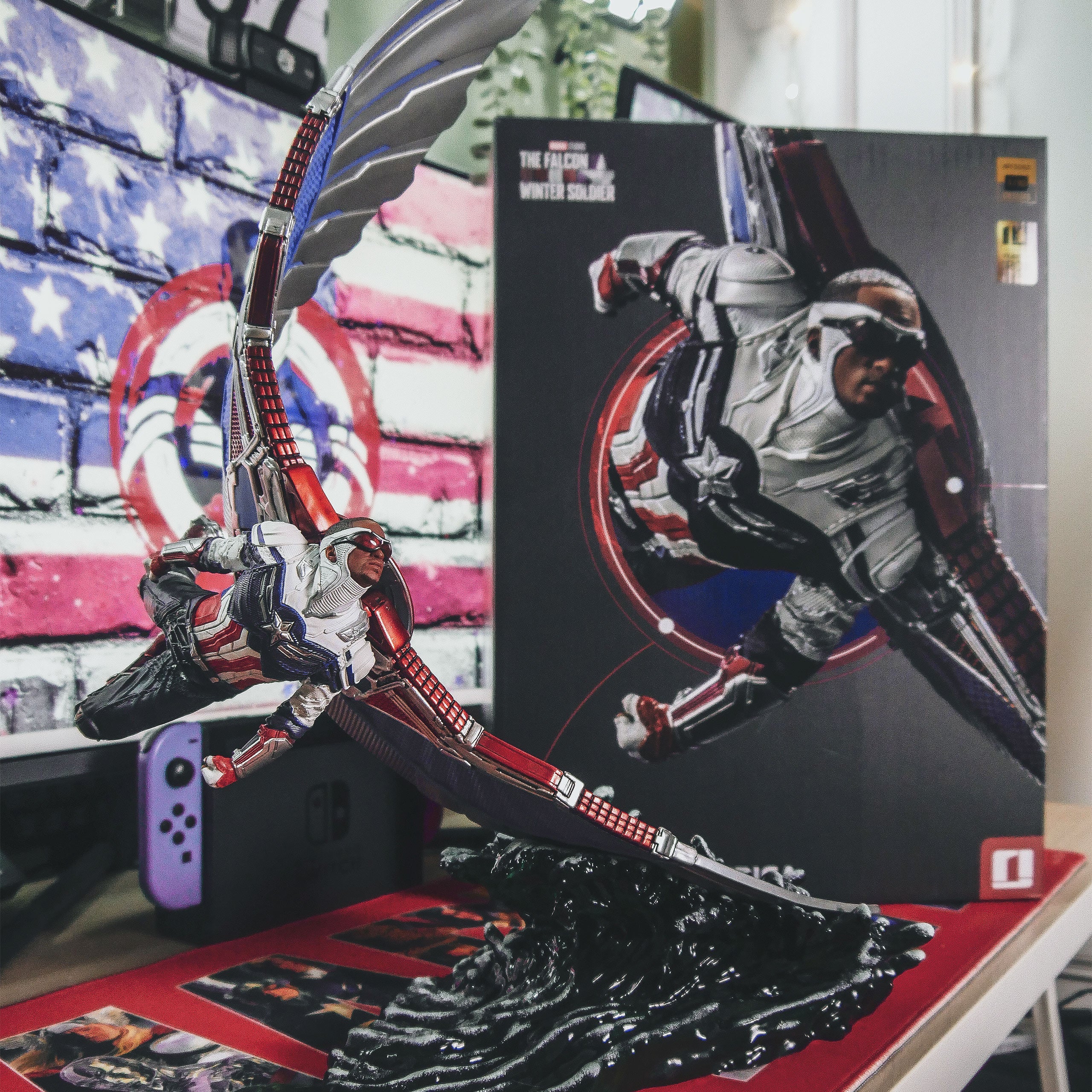 Produktbild The Falcon and The Winter Soldier - Captain America BDS Art Scale Deluxe Statue