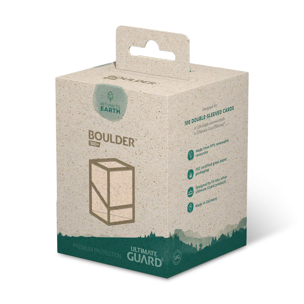 Produktbild Samlarbox Ultimate Guard vit för 100 kort