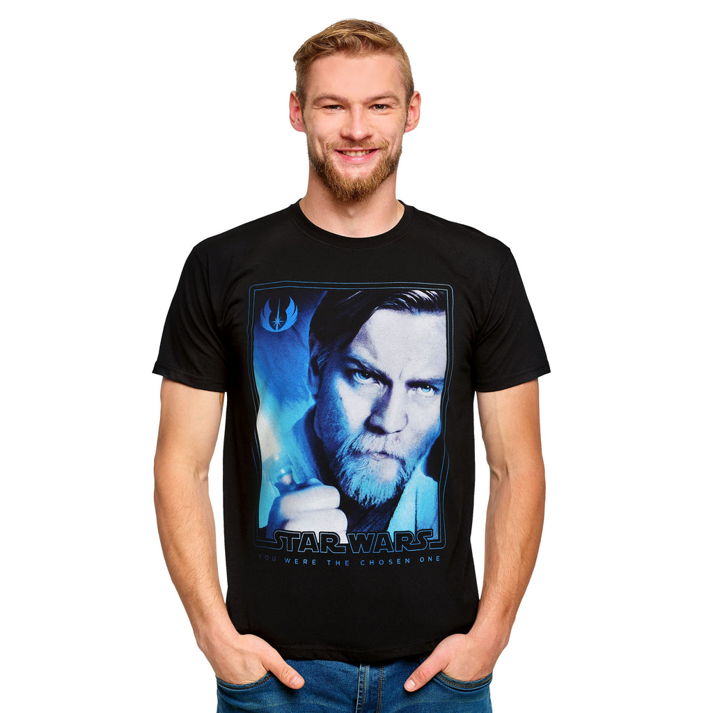 Produktbild Star Wars - Obi-Wan Kenobi Poster T-shirt svart